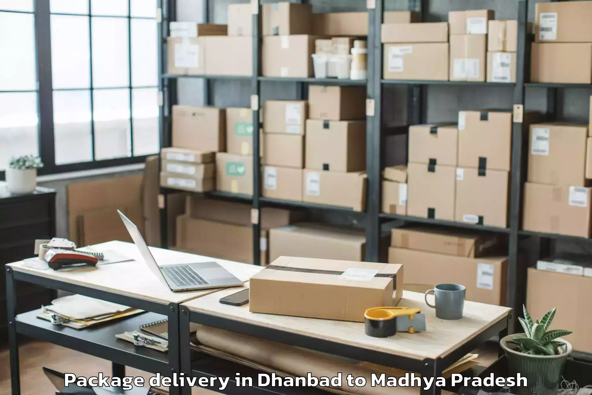 Quality Dhanbad to Tonk Khurd Package Delivery